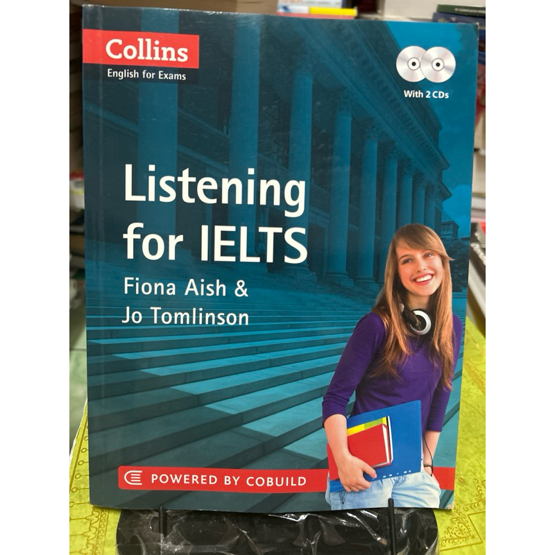 listening for ielts มีขีดเขียน 20% มี cd