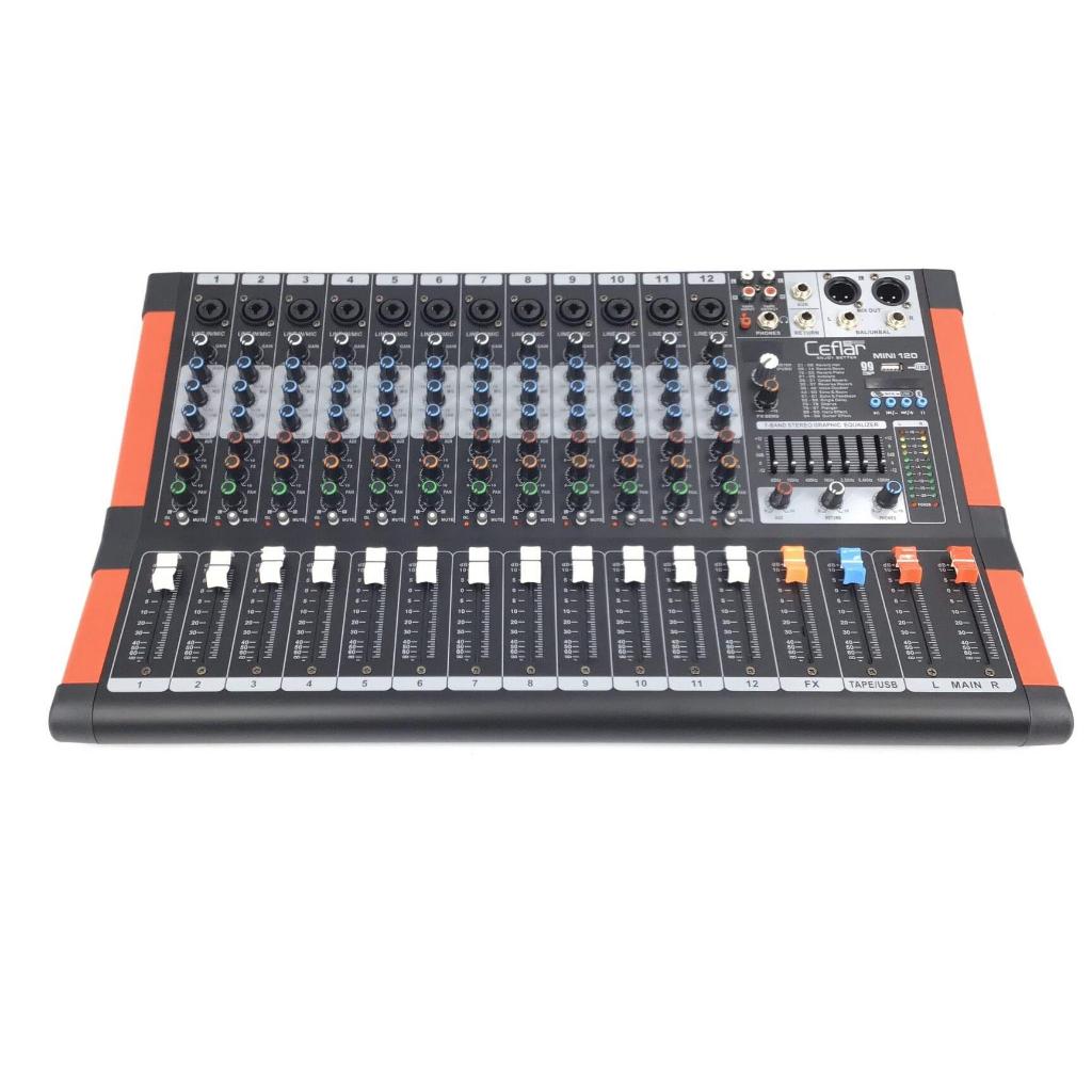 CEFLAR MINI160 มิกเซอร์ 16 แชลแนล Combo Jack