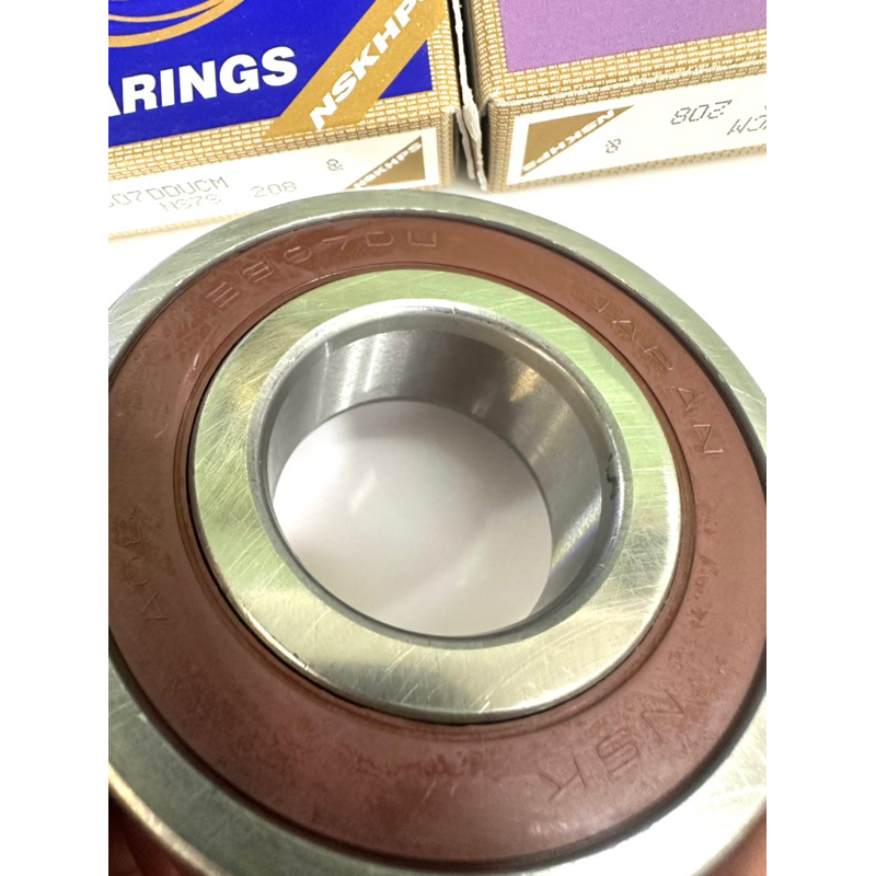 ตลับลูกปืนเม็ดกลมร่องลึก  ฝายาง2ด้าน (NSK) 6307  ราคา/1ตลับ (6307) - รูปที่ 6