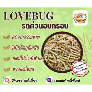 รถด่วนอบกรอบ ไร้น้ำมัน ขนาด 10 กรัม LOVEBUG