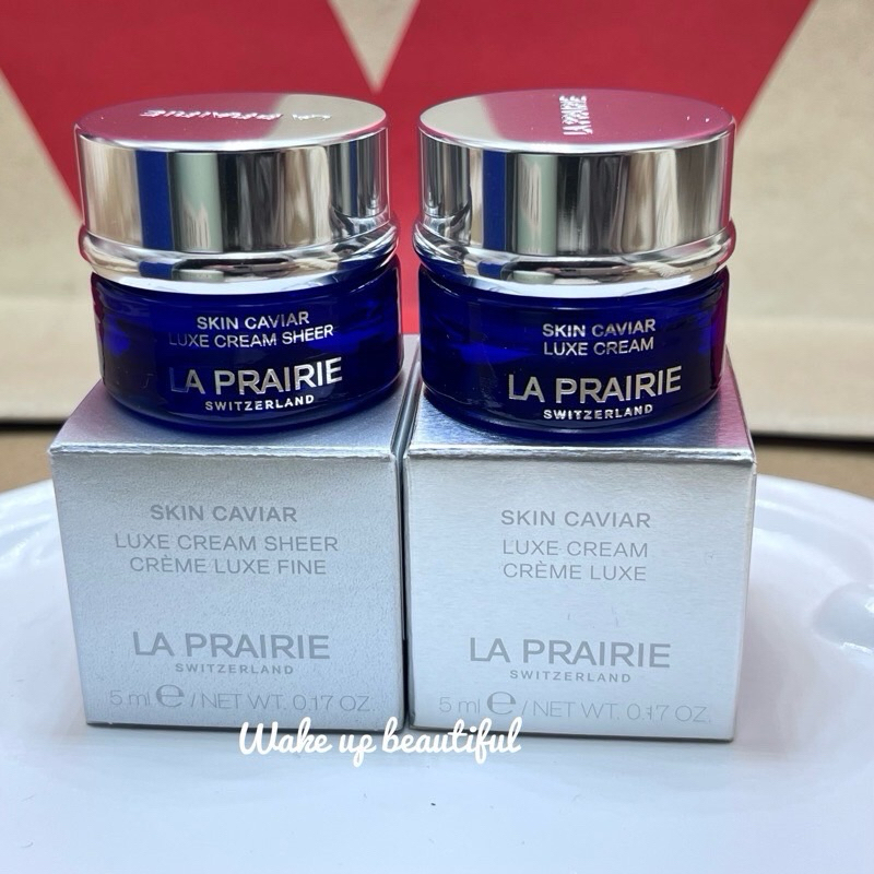 แท้ ล๊อตใหม่ La Prairie skin caviar luxe cream - Cream Sheer 5 ml.