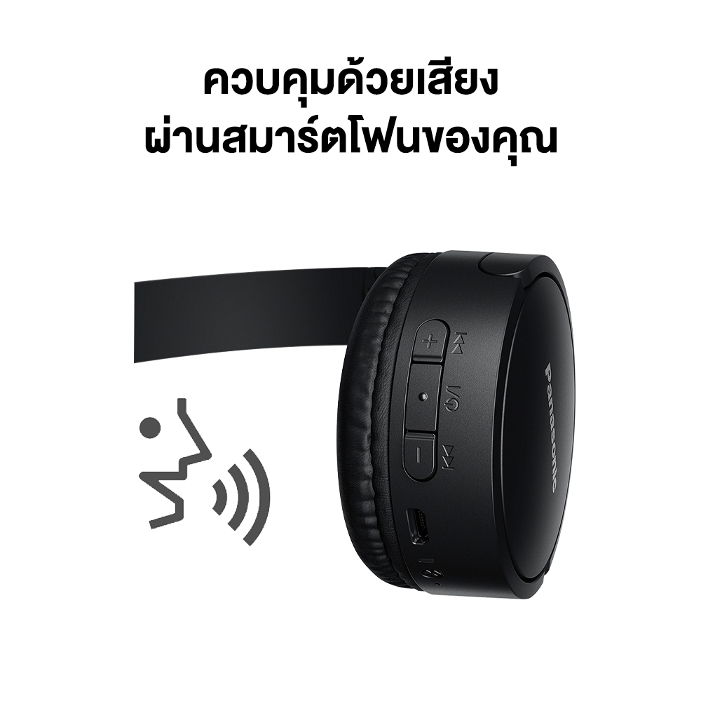 Panasonic Overhead RB-HF420BE Wireless Headphone with Microphone Bluetooth หูฟังไร้สาย ไมโครโฟน