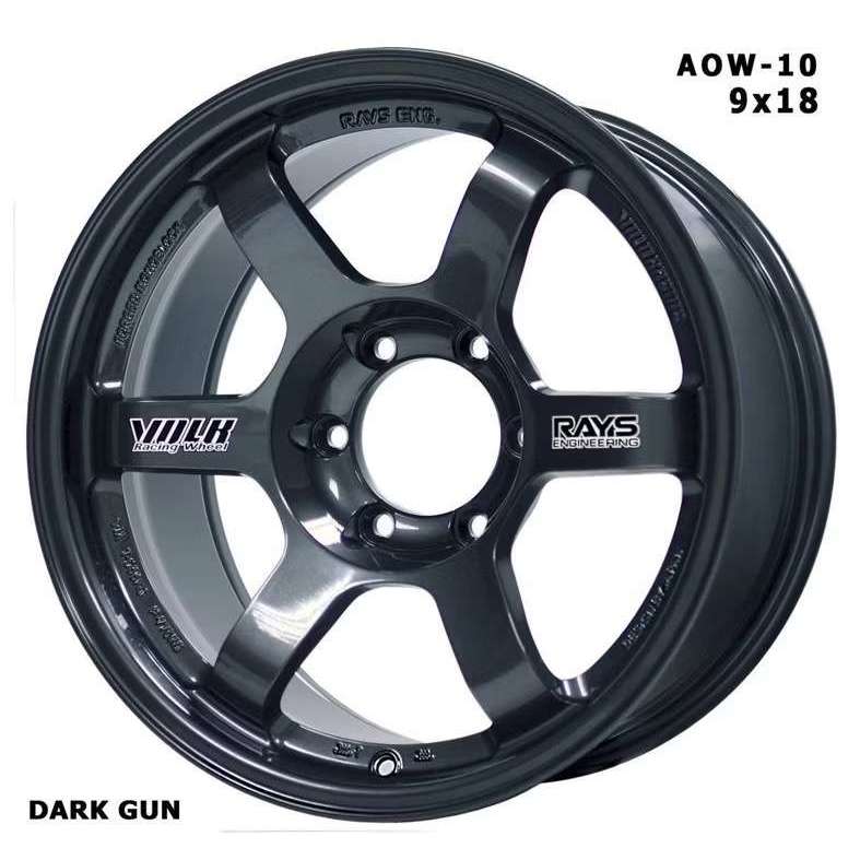 ล้อแม็กซ์ TE37 (AOW-10) สีดาร์คกัน  9x18 6รู139 ET0[22868]