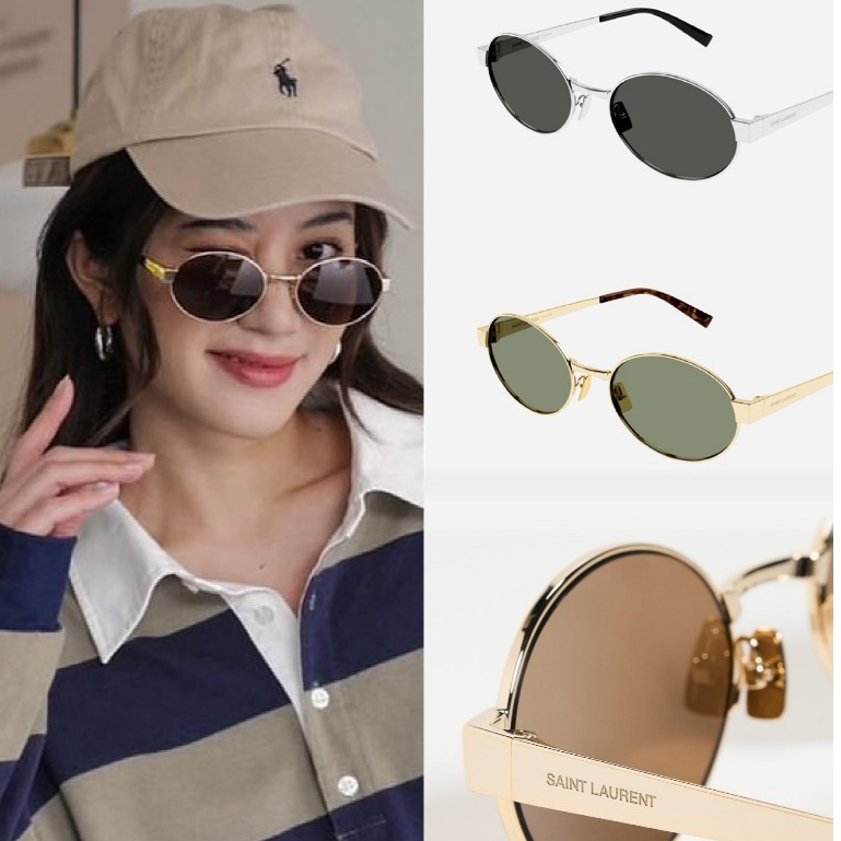 แว่นกันแดด YSL Saint Laurent ทรงOval รุ่นSL692 สวยหรูดูแพง ของแท้100% รับประกันศูนย์1ปี