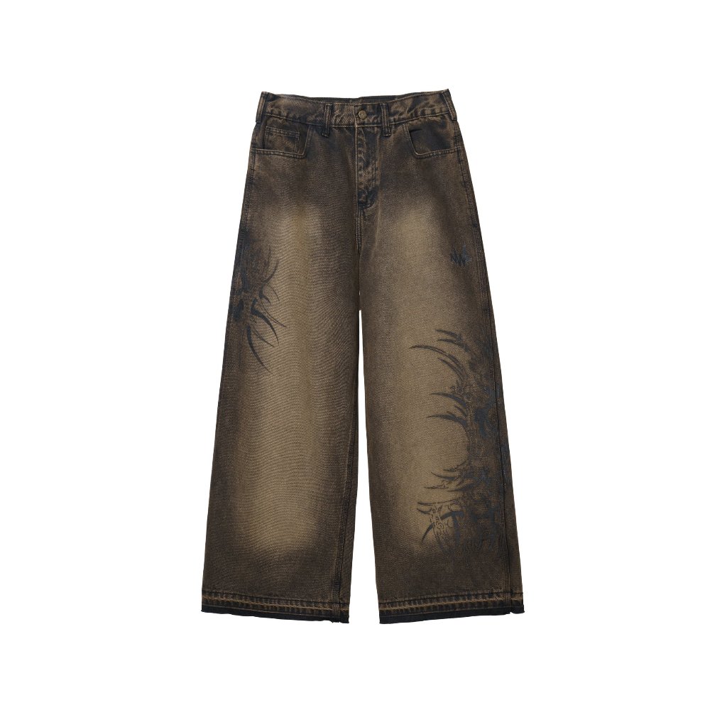 NWL24 NWLxADD 07 Baggy Pant Brown กางเกงขายาว