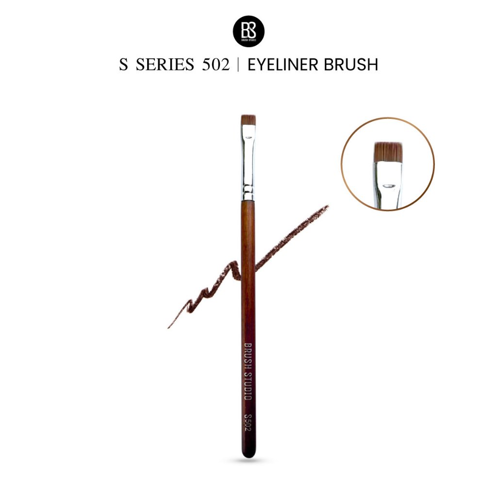 BRUSH STUDIO S series 502 : Eyeliner Brush แปรงอายไลน์เนอร์