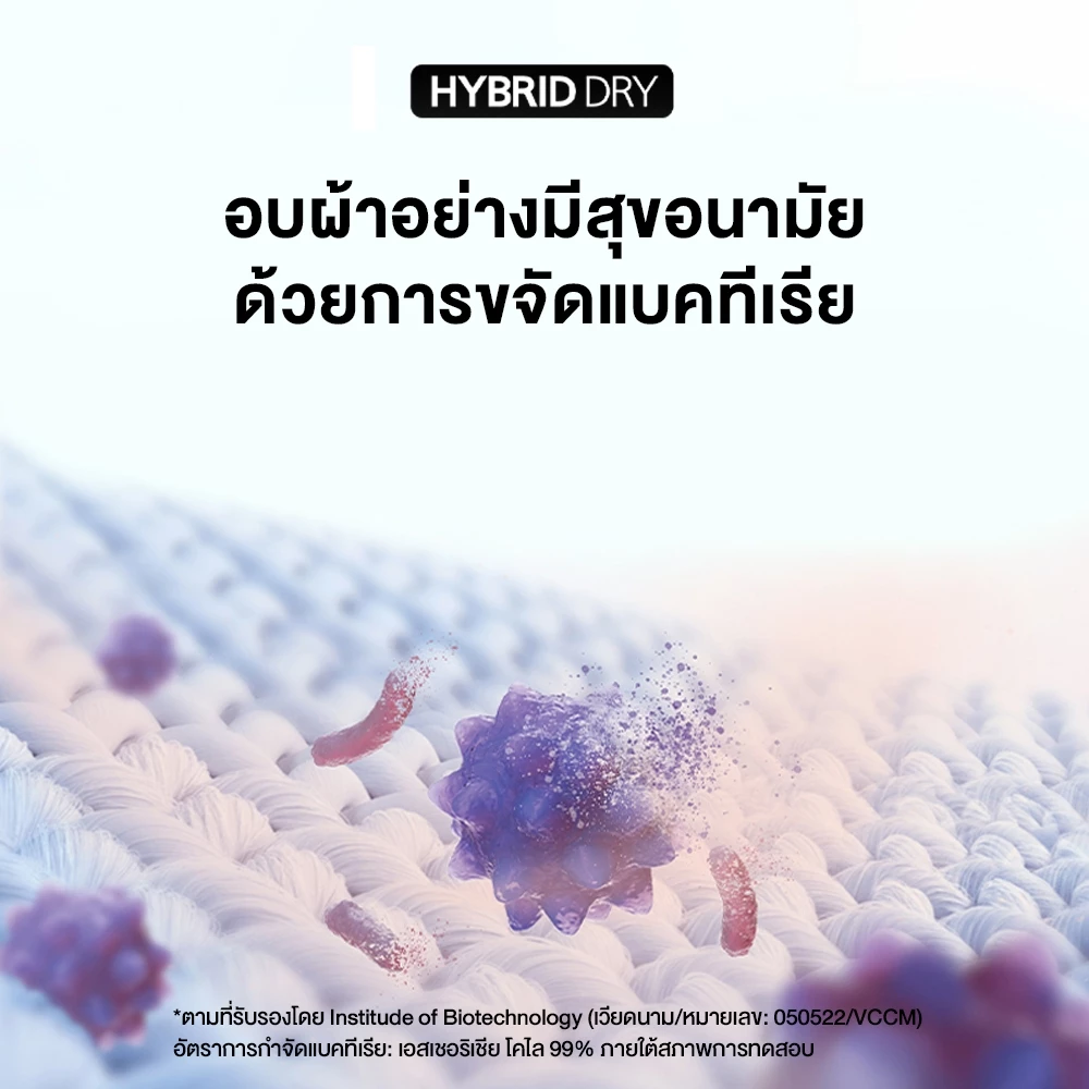 Panasonic เครื่องซัก-อบผ้าฝาหน้า 10 กก./6 กก. รุ่น CARE+ NA-S106FR1BT เครื่องซักผ้าอัตโนมัติ thumbnail 4