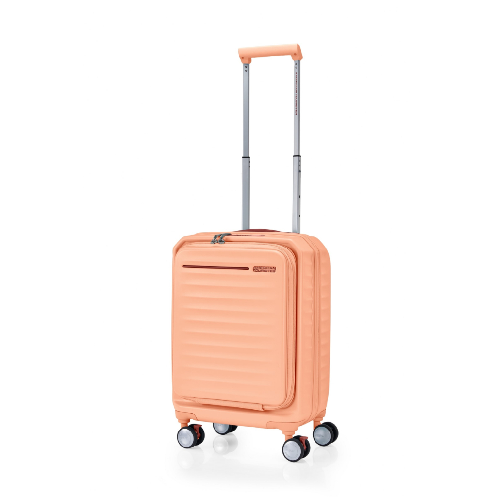 AMERICAN TOURISTER กระเป๋าเดินทางล้อลาก แบบเปิดฝาหน้า(19นิ้ว) รุ่น FRONTEC OS SPINNER 54/19 EXP TSA