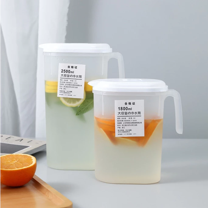 เหยือกน้ำพลาสติก เหยือกน้ำสไตล์ญี่ปุ่น จุปริมาณได้เยอะ [1.8L/2.5L/3.5L] เหยือกใส่น้ำ Plastic jug