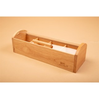 BILLI DESIGN [TEA BAG STORAGER] กล่องไม้ใส่ถุงชาพร้อมฝาอะคลิ…