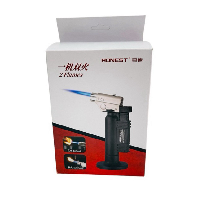 HONEST 500 JET ไฟแช็ก หัวพ่น หัวเป่าไฟฟู่  New package