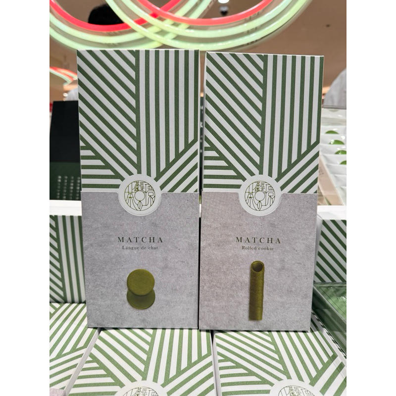 ขนมขึ้นชื่อเมือง Kyoto МАТСНА Rolled cookie & МАТСНА Langue de chat