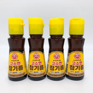 참기름 โอโตกิ น้ำมันงา น้ำมันงาคั่ว น้ำมันงาเกาหลี เครื่องปรุงเกาหลี Sesame Oil 80ml. by TKkimchi