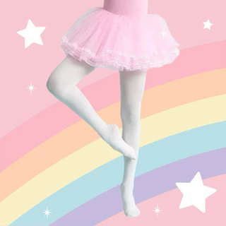 ส่งทันที ถุงน่องเด็ก สีขาว ถุงน่องผู้ใหญ่ ความยาวเต็มตัว เกรดพรีเมียม ผ้านิ่มมาก ยืดหยุ่นสูง ใส่สบาย กันลมกันหนาว