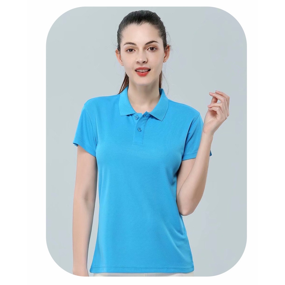 เสื้อโปโล POLO คอปกแขนสั้นใส่ได้ทั้งชายและหญิง Unisex ผ้าไมโครโพลีเอสเตอร์ - รูปที่ 4