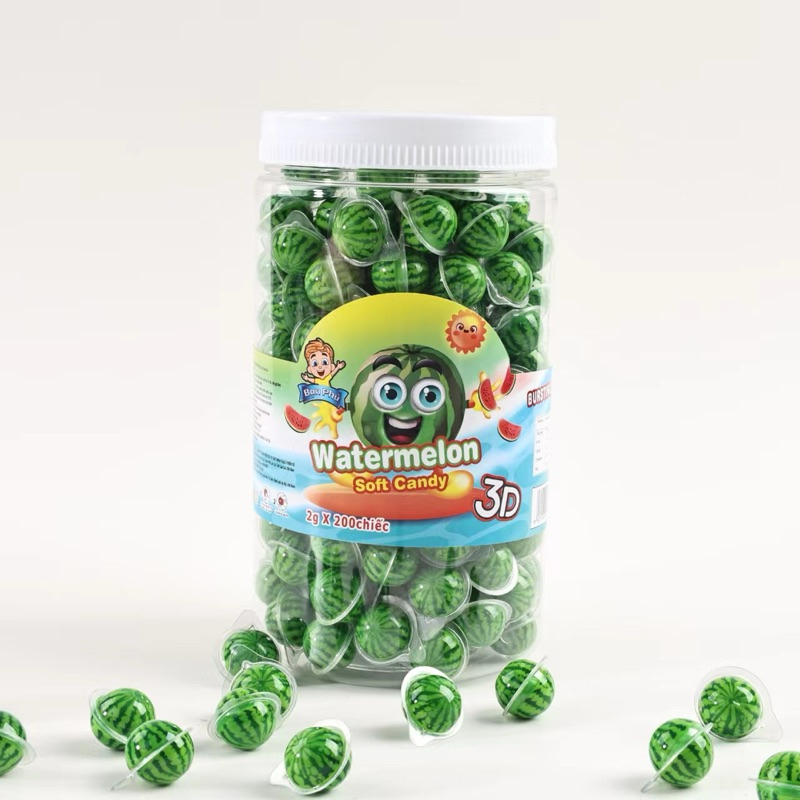(200 ลูก) เยลลี่มินิ 3D จิ๋ว เยลลี่ลูกตา เนื้อหนึบหนับ (1 ชิ้น/2 กรัม) ชิ้นเล็กมินิ อร่อย สอดไส้ผลไม้ 6 รสชาติ - รูปที่ 4