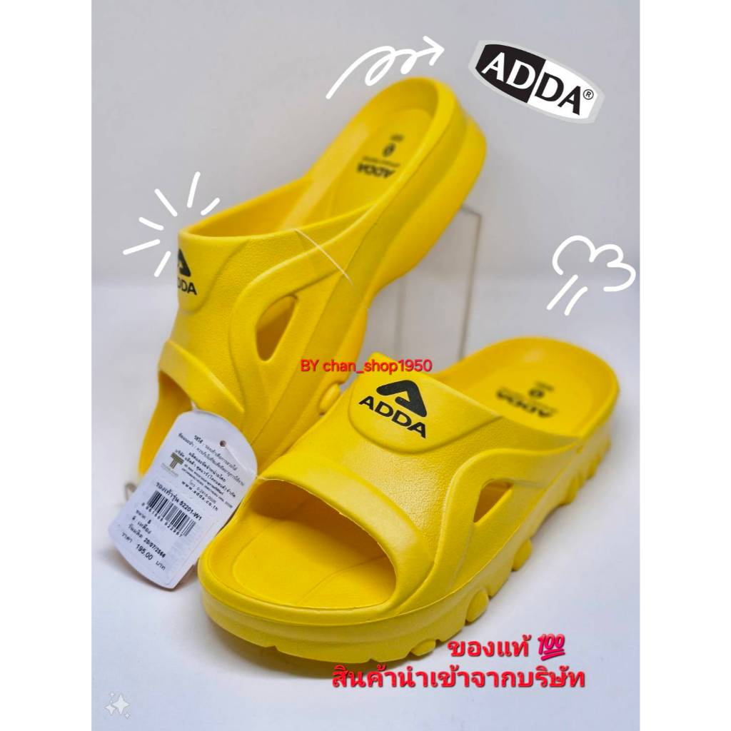 ADDA รองเท้าแตะลำลอง แบบสวมหญิงแและชาย 52201 (ไซส์ 4-10)