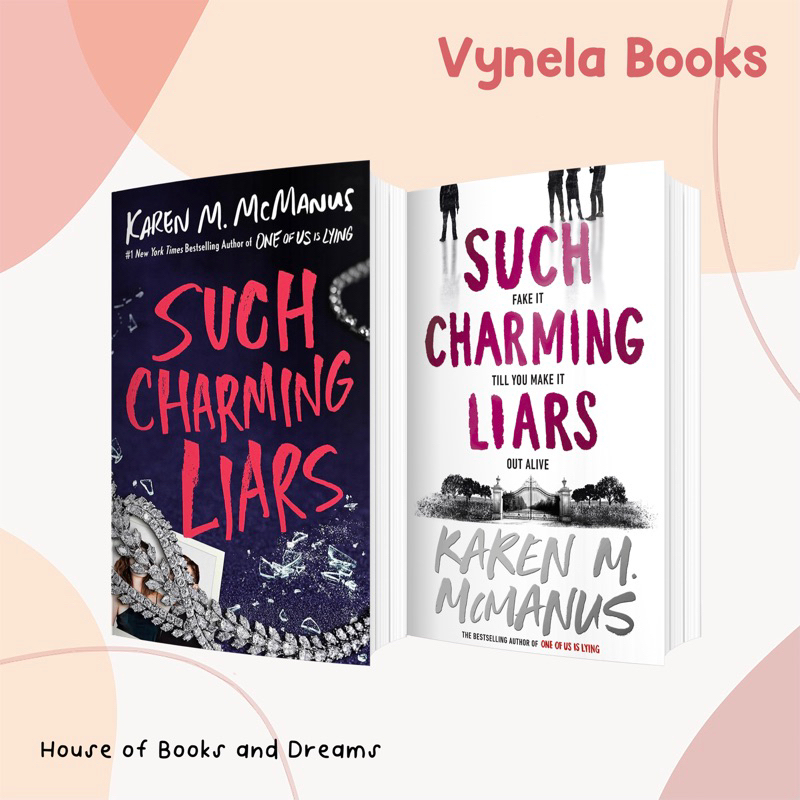 VYNELA (หนังสือภาษาอังกฤษ) SUCH CHARMING LIARS (US / UK LARGE PRINT ED.) — KAREN M. MCMANUS (ผู้แต่ง ONE OF US IS LYING)