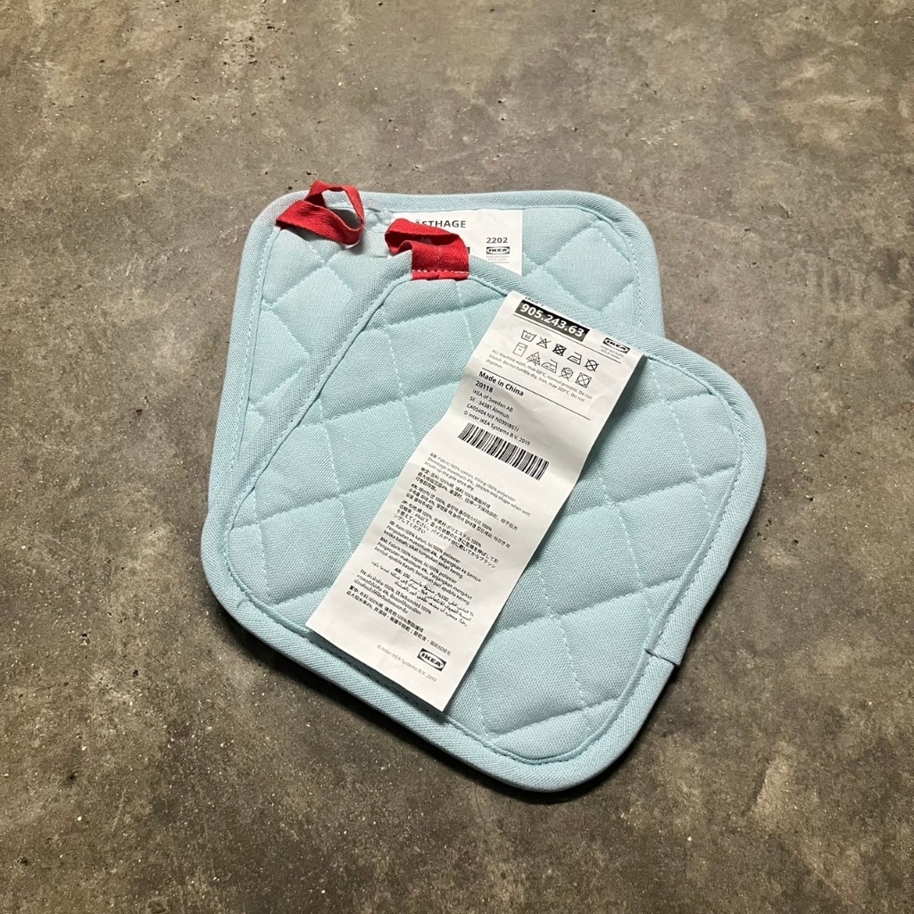พิเศษ IKEA HASTHAGE - อิเกีย ถุงซิปล็อก ผ้าจับของร้อน ที่รองหม้อ ลดราคา