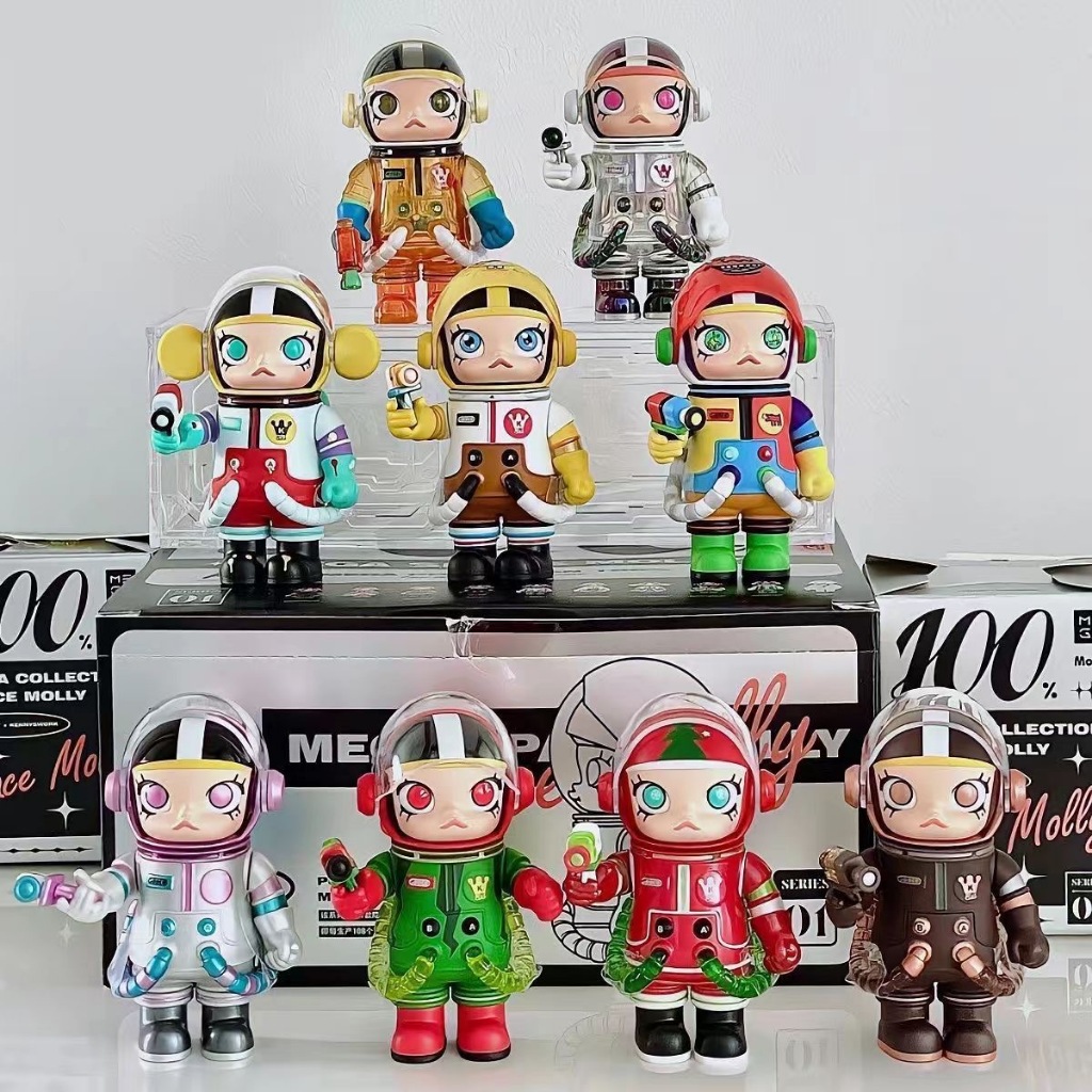 พร้อมส่ง Space Molly Figure Mystery Box อินเทรนด ์ Play pop mart ของเล่นเด็ก
