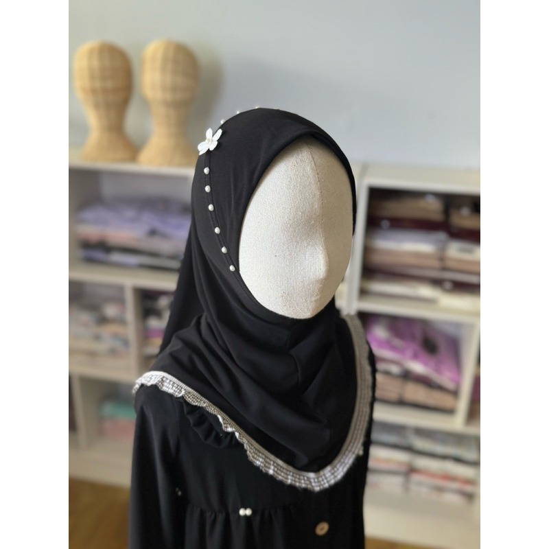 ฮิญาบเด็ก Kids hijab : รุ่น Nayla ผ้าคลุมผมเด็ก ฮิญาบ