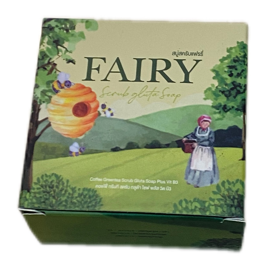 สบู่สครับแฟรรี่ Fairy Coffee Plus Vit B3 60g 1ก้อน/บรรจุปริมาณ 60g ราคาพิเศษ สินค้าพร้อมส่ง
