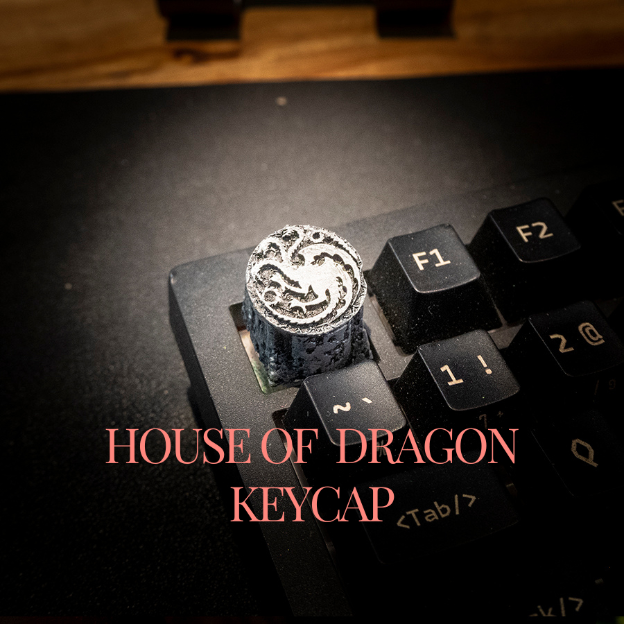 ส่งฟรี Artisan keycap House of the Dragon!