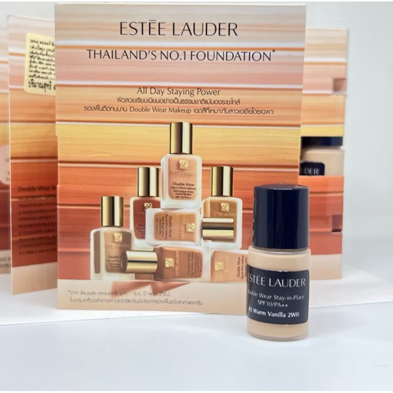 Sale!ลอต61‘Estee Lauder Double Wear Stay In Place Wardrobe รองพื้นเอสเต้ ป้ายไทยมีปลายทาง