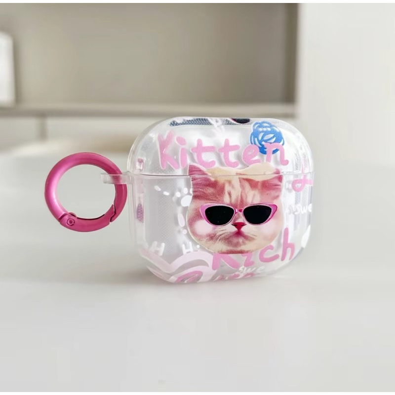 -เคสหูฟัง เคสใสการ์ตูน เคสหูฟังบลูทูธ เคสหูฟังไร้สาย สำหรับ Airpods4 3 pro2 Tws Hoco Ew46 J201 J206