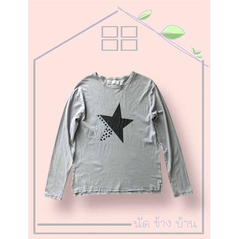 #ZARA เสื้อแขนยาว แบรนด์ zara