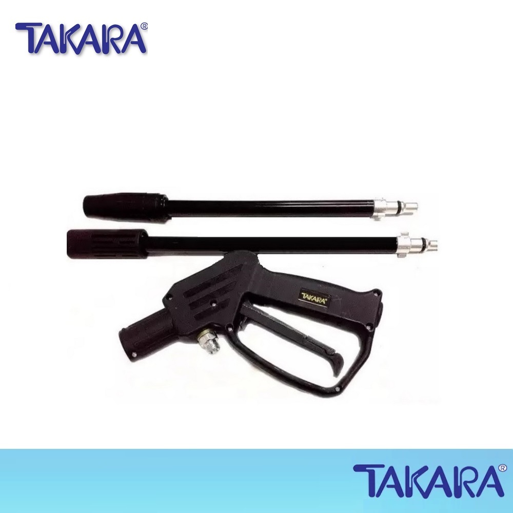 Takara ปืนอัดฉีดน้ำแรงดันสูง รุ่นยาวพิเศษ (เกลียว 14มม) พร้อม ท่อนต่อ ด้ามยาว Pressure Washer Trigger Long Gun – โปรปัง