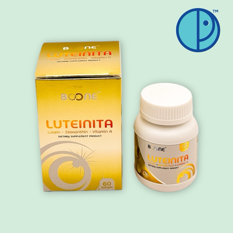 BOONE LUTEINITA บูน ลูทีนิต้า ขนาด 60 เม็ด ดูแลสายตา หมดอายุ 29/07/25