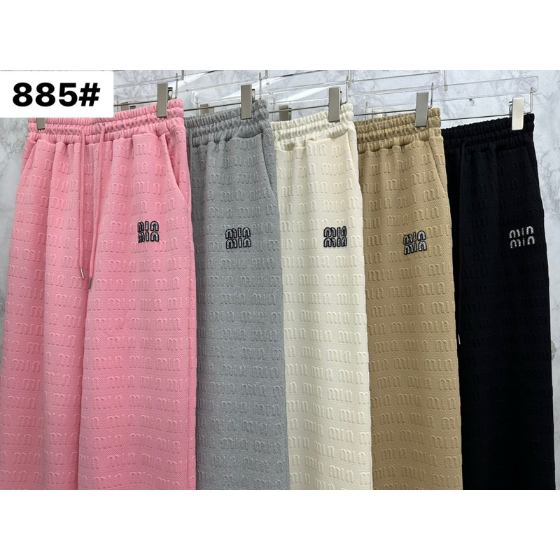 (n)(e)(w) (#)885# กางเกง พิมพ์นูน รีดเพชร min
