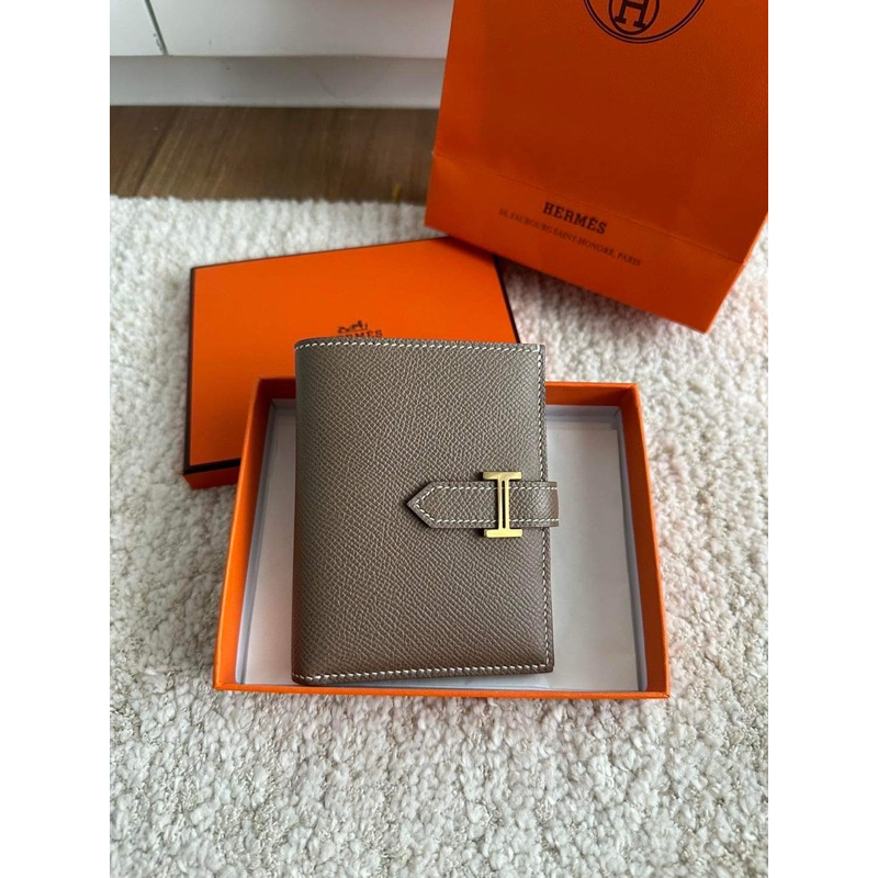 #มือ2 Like new Hermes wallet สี etoupe #stamp B (ปี23)