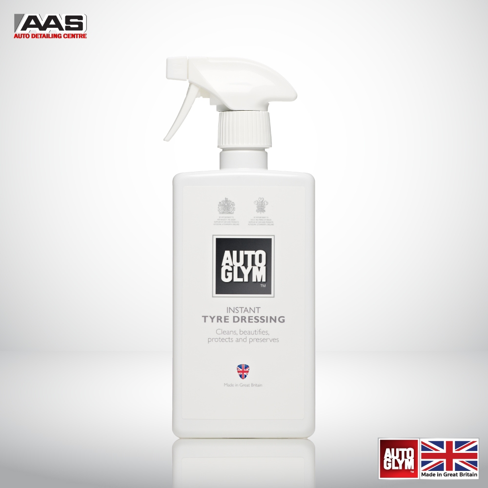 Autoglym Instant Tyre Dressing น้ำยาเคลือบบำรุงยางล้อรถ ให้ความดำ เปลี่ยนยางเก่าให้ดูเหมือนใหม่ ขนาด 500 ml.