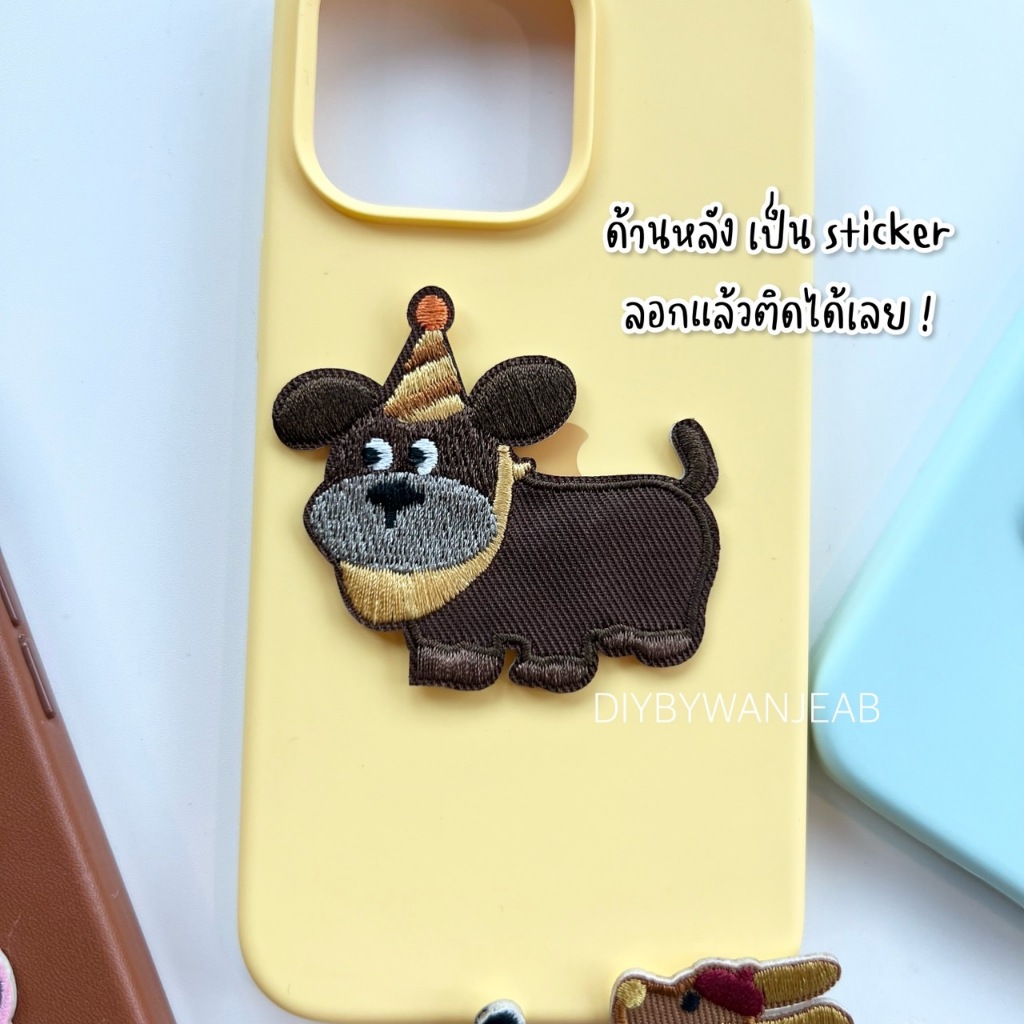 DIY แผ่นปักสติ๊กเกอร์สำหรับตกแต่ง ติดได้หลายวัสดุ สติกเกอร์ลอกติด ติดเสื้อผ้า ติดกระเป๋า รองเท้า หมวก วัสดุตกแต่ง - รูปที่ 3
