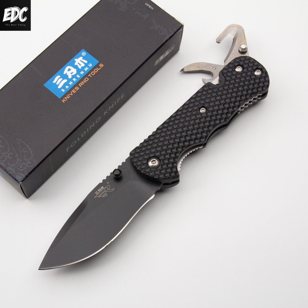 Sale มีดพับ ""SANRENMU 7045LUI-PH-T4"" ของแท้