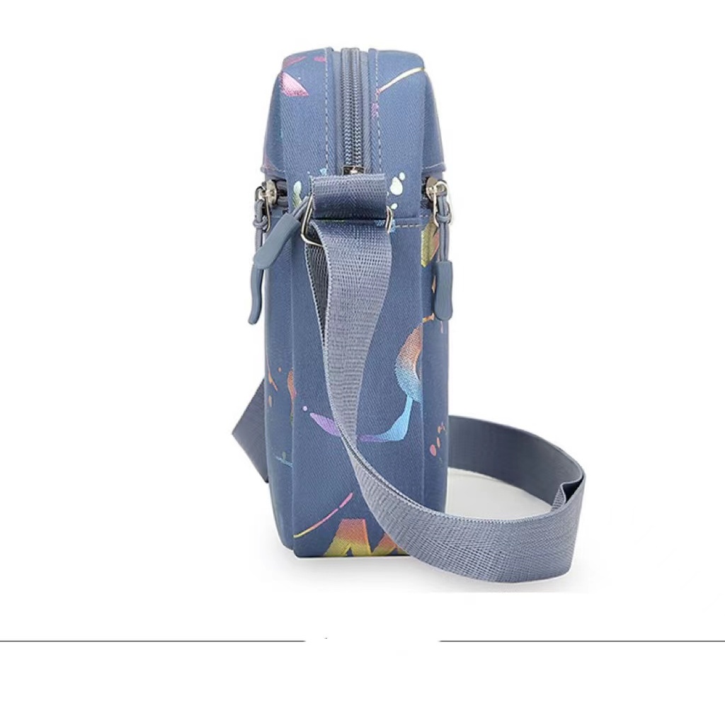 B-861🔥กระเป๋าสะพายข้าง สไตส์นี้เท่มาก ฮิตมากตอนนี้ แฟชั่นฤดูใบไม้ผลิ มีซิป เรียบง่า เข้ากับทุกการแต่งกาย