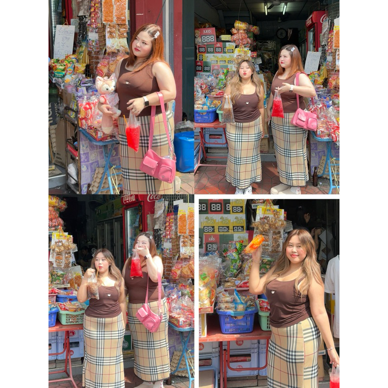 Chubby Bowi skirt (พร้อมส่ง) (379.-)🩵🤍