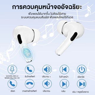 A9 Pro หูฟังบลูทูธไร้สาย Bluetooth 5.4 พร้อมหน้าจอสัมผัส Smart Touch เสียง HiFi ไมค์ในตัว
