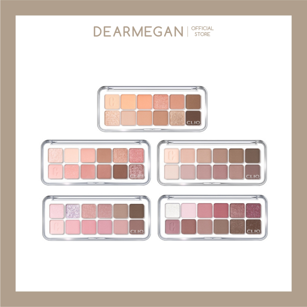 CLIO PRO EYE PALETTE AIR อายแชโดว์สีแน่น เนื้อนุ่ม เบาสบาย 12 สี