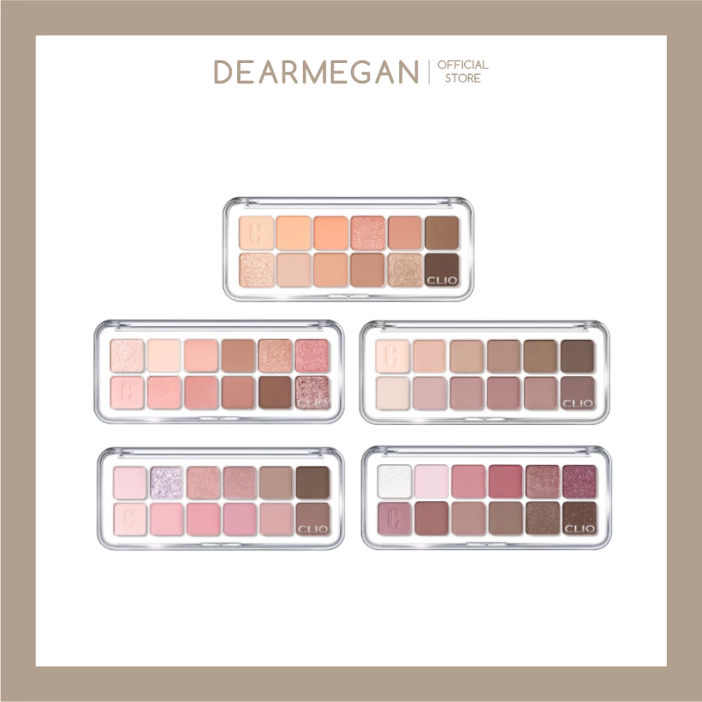 CLIO PRO EYE PALETTE AIR อายแชโดว์สีแน่น เนื้อนุ่ม เบาสบาย 12 สี
