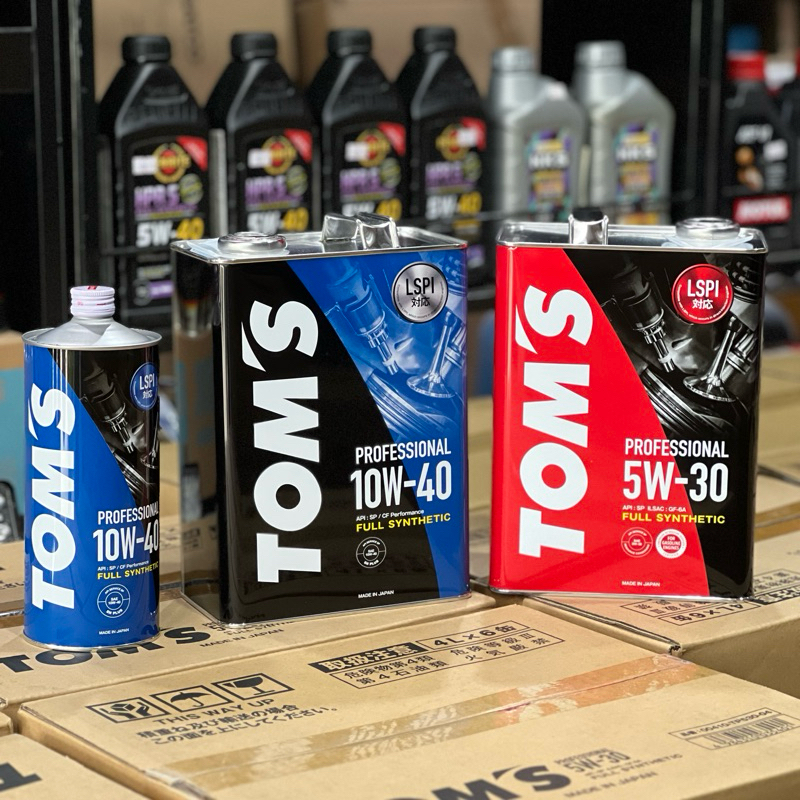 [ใหม่ล่าสุด] TOM’S Racing Motor Oil Professional Made in Japan
