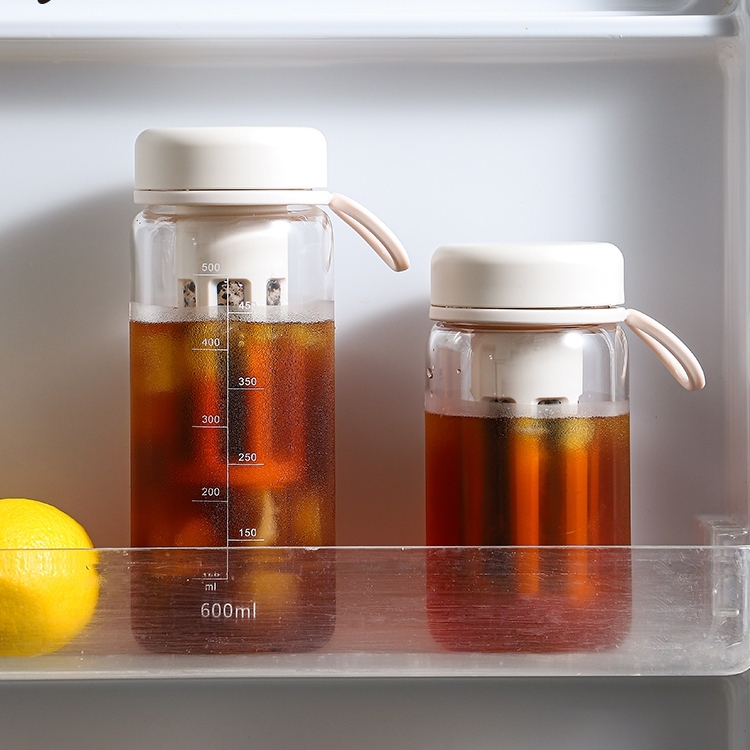 ขวดชงกาแฟสกัดเย็น Cold Brew 450 มล. 600 มล. สําหรับเล่นกีฬา กลางแจ้ง WELMART