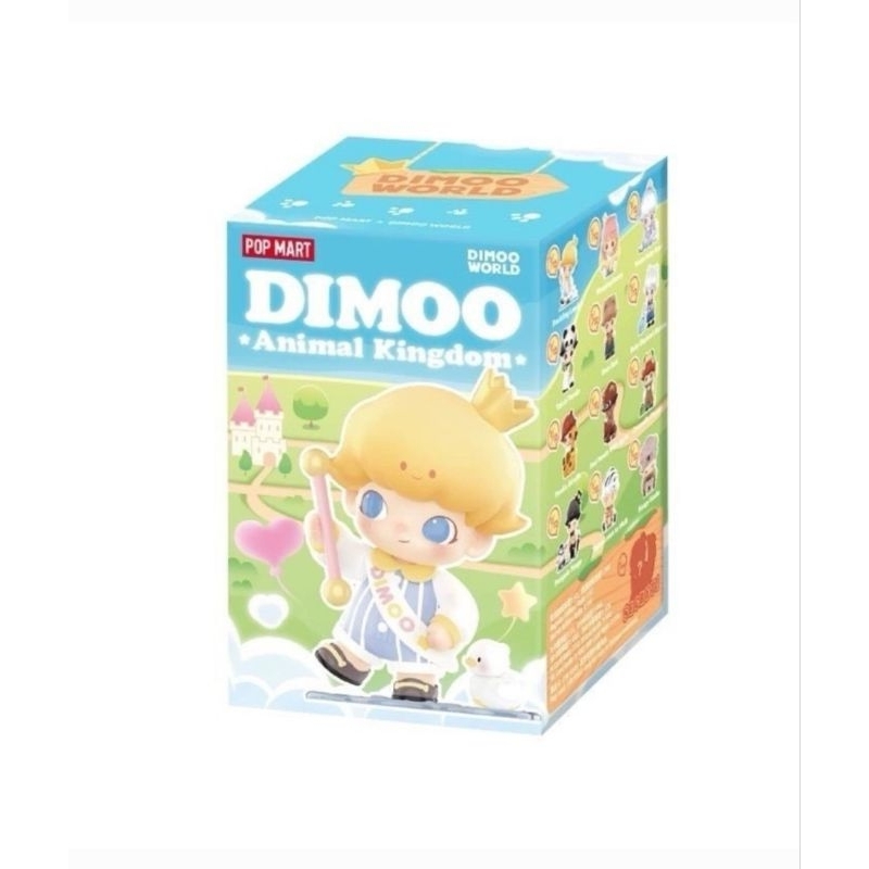 ￼พร้อมส่ง Pop mart Dimoo Animal Kingdom Series Blind box New Dimoo กล่องสุ่ม ของแท้