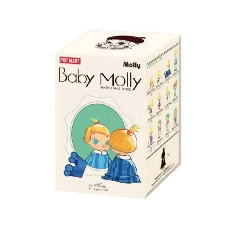 ของแท้ POPMART Baby molly When I was tree เมื่อฉันอายุสาม แบบสุ่ม