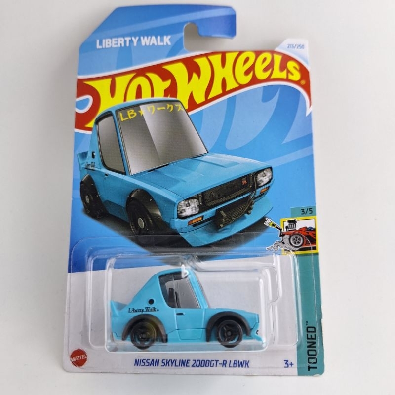 รถเหล็ก Hotwheels NISSAN SKYLINE 2000gt r LBWK LIBERTY WALK (ib12)