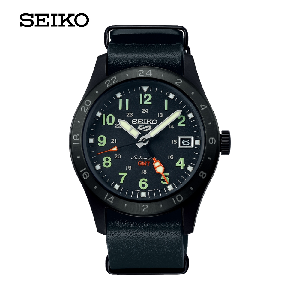 SEIKO นาฬิกาข้อมือ SEIKO 5 SPORTS AUTOMATIC G.M.T รุ่น SSK025K ขนาด 39.4 mm.