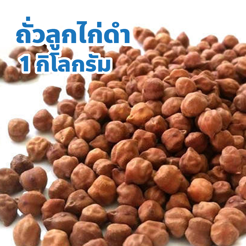 ถั่วลูกไก่ดำ Chickpeas โปรตีนสูง ทดแทนการบริโภคเนื้อสัตว์ได้ ปริมาณ 1 กิโลกรัม