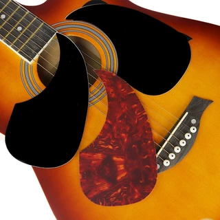 ปิ๊กการ์ดกีตาร์โปร่ง(guitar pick guard)กันรอยขีดข่วน มีกาวสองหน้าในตัว เพิ่มความสวยงาม ติดตั้งง่าย